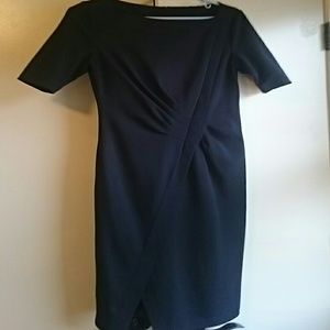 Tahari ASL Black Sheath dress size extra small